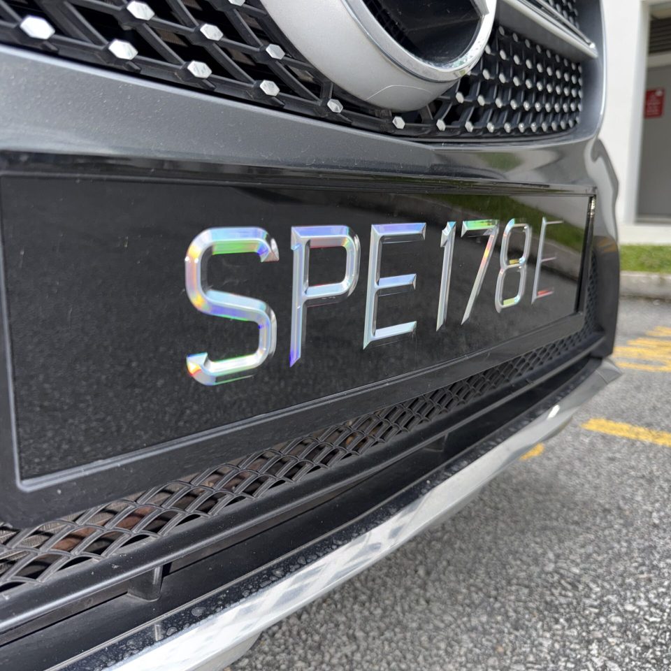 Rainbow Chrome Laser Cut